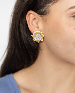 Dove Coin Studs