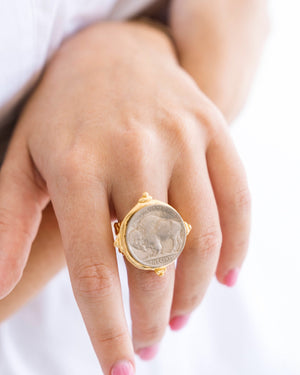 Buffalo Nickel Ring