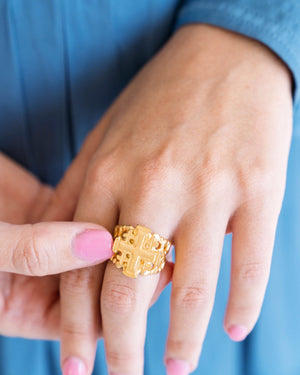 Jerusalem Cross Ring