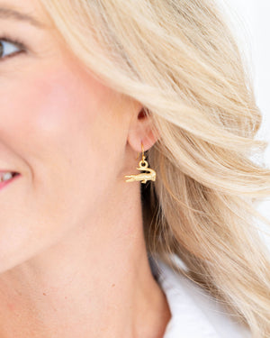 Alligator Drop Earrings