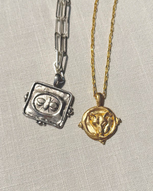 Silver Bee Pendant