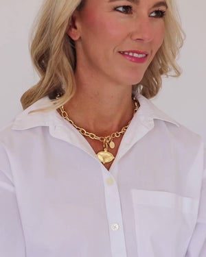 Longhorn Toggle Necklace