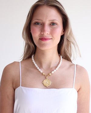 Starfish Pearl Necklace