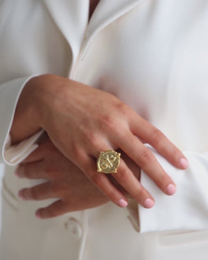 Bee Intaglio Ring