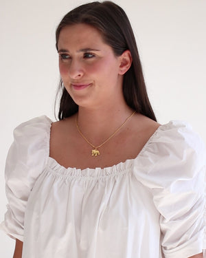 Dainty Bulldog Necklace