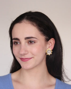 Dove Coin Studs