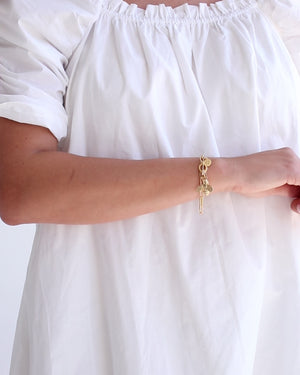 Bee Paperclip Bracelet