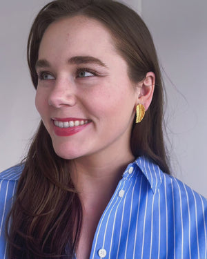 Laurel Leaf Studs