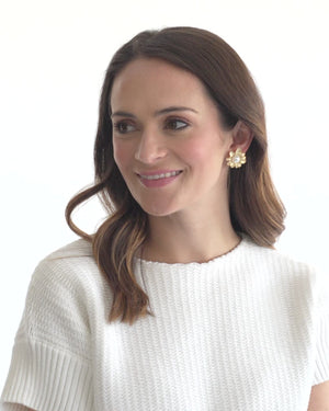 Marigold Pearl Studs