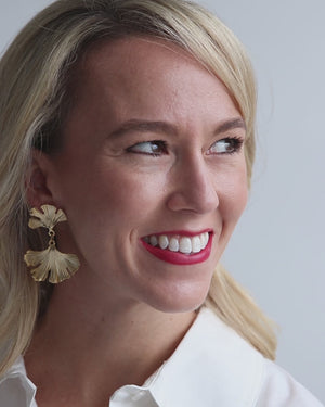 Ginkgo Earrings