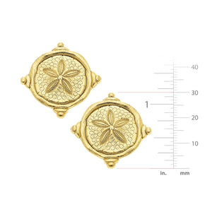Sand Dollar Intaglio Studs