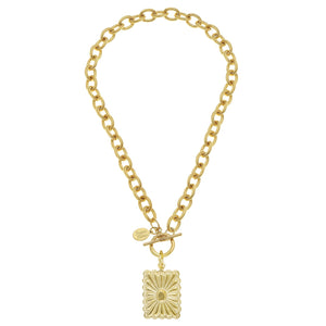 Jane Rectangle Toggle Necklace