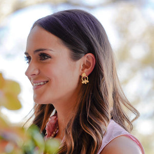 Poppy Bee Studs