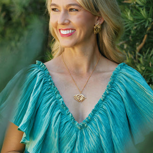 Dainty Coral Necklace
