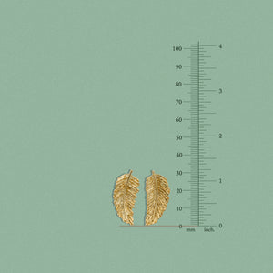 Laurel Leaf Studs