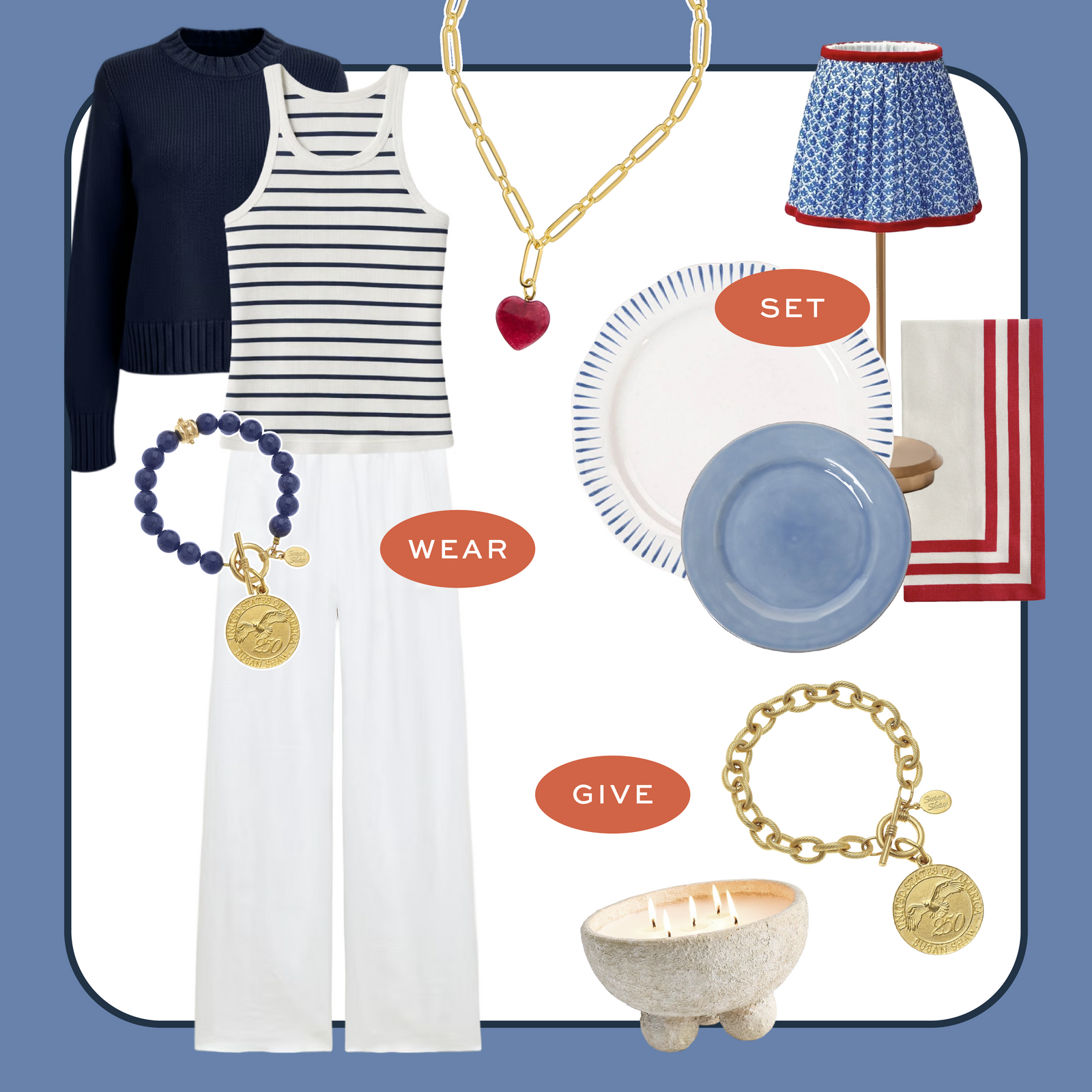 Wear, Set, Give; 4th of July