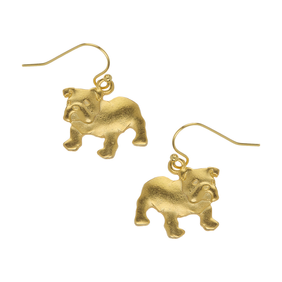 Mini Bulldog Drop Earrings