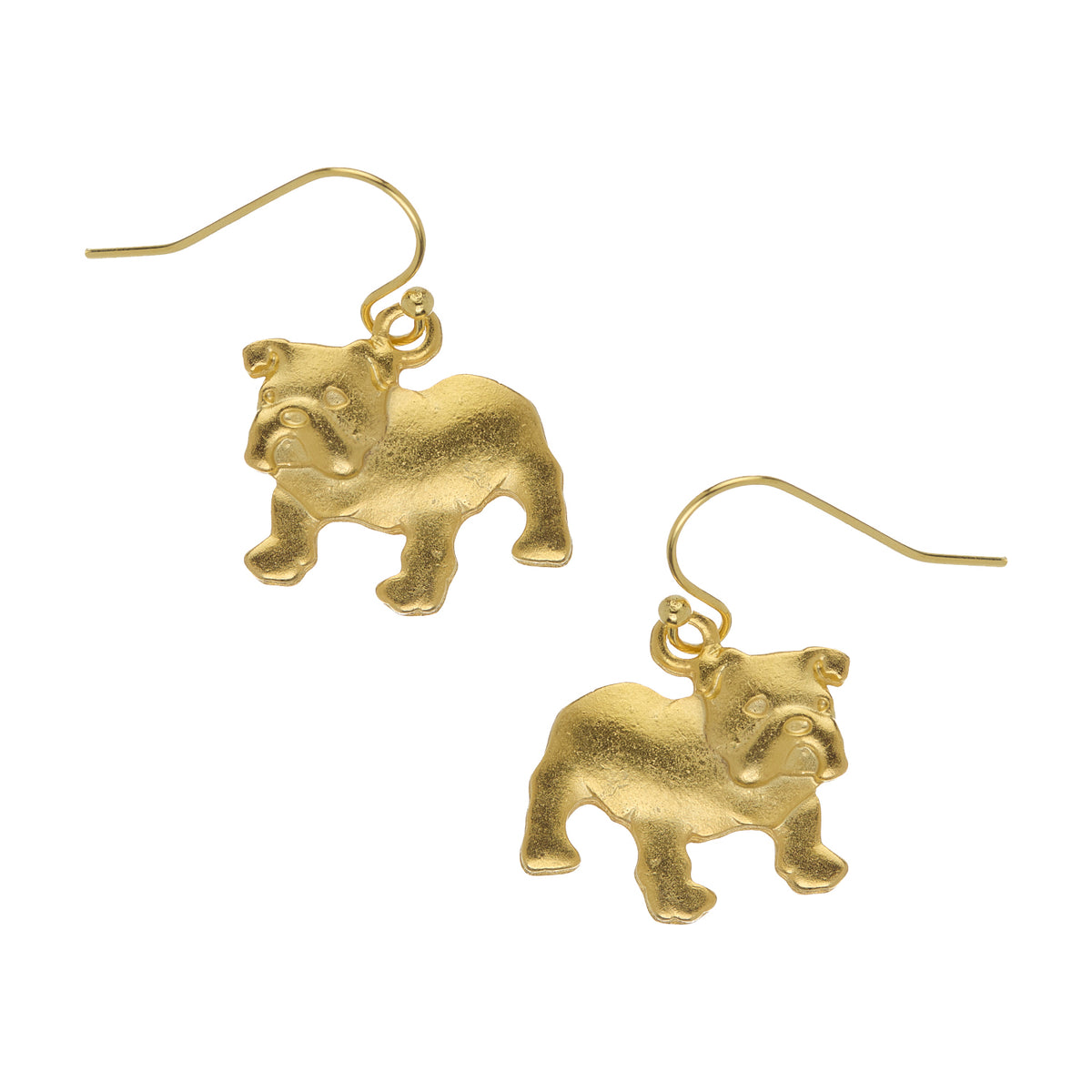 Mini Bulldog Drop Earrings