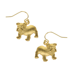 Mini Bulldog Drop Earrings