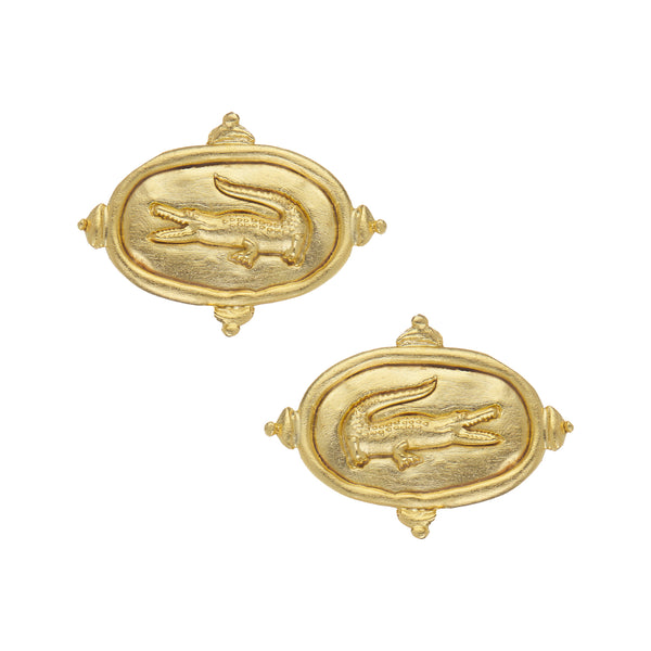 Alligator Intaglio Studs