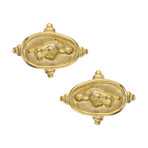 Wild Boar Intaglio Studs