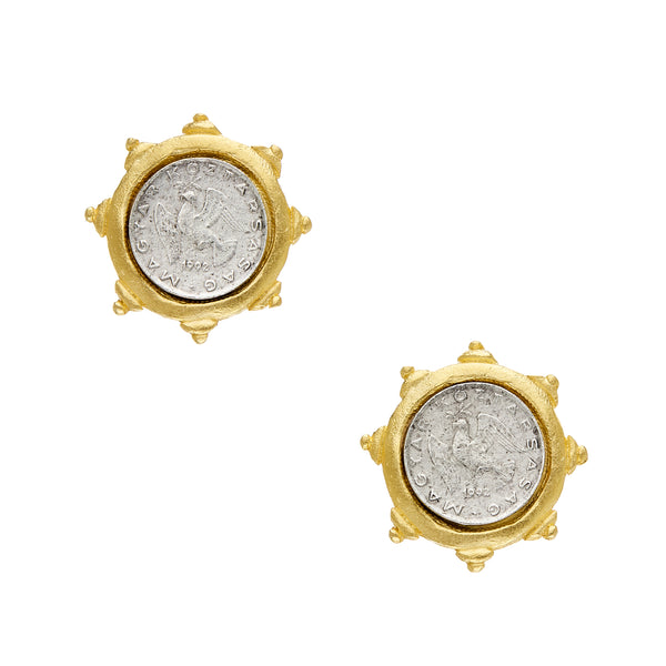 Dove Coin Studs