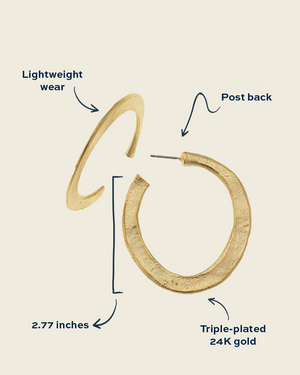 Hammered Hoops