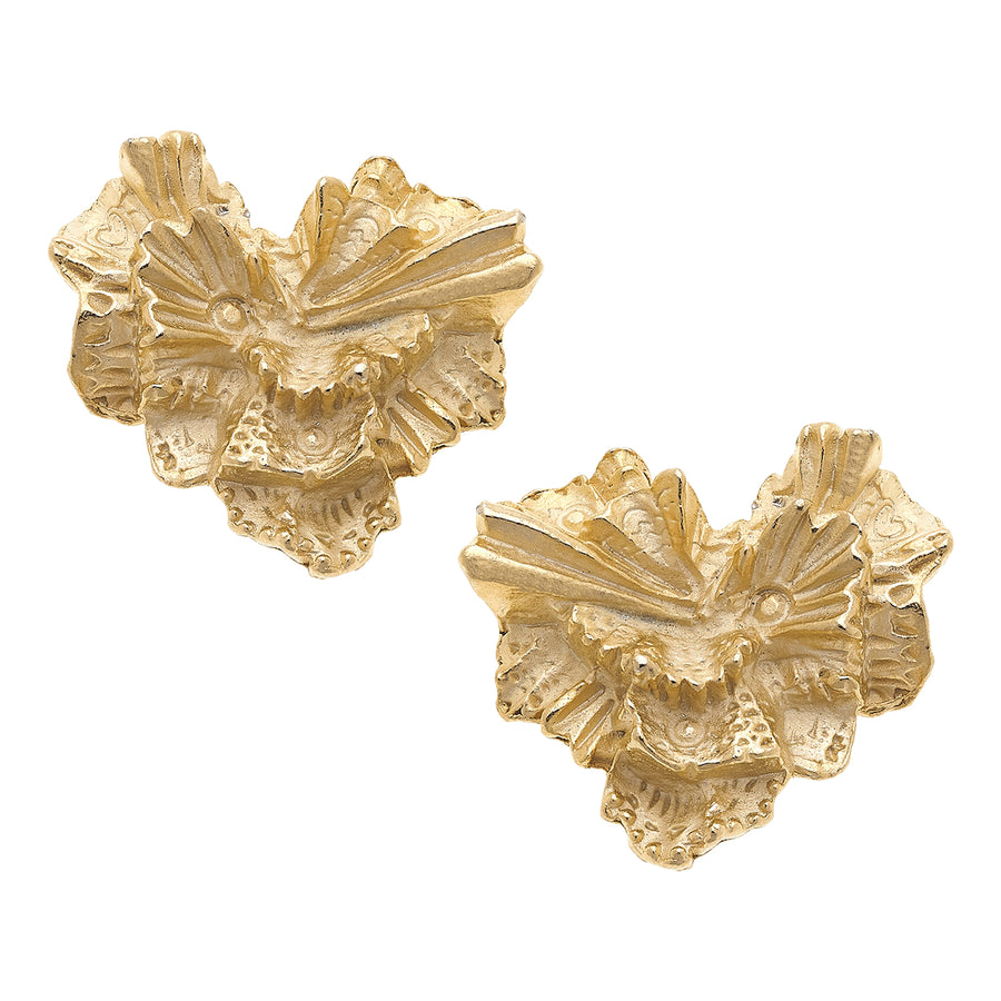 Mila Heart Studs