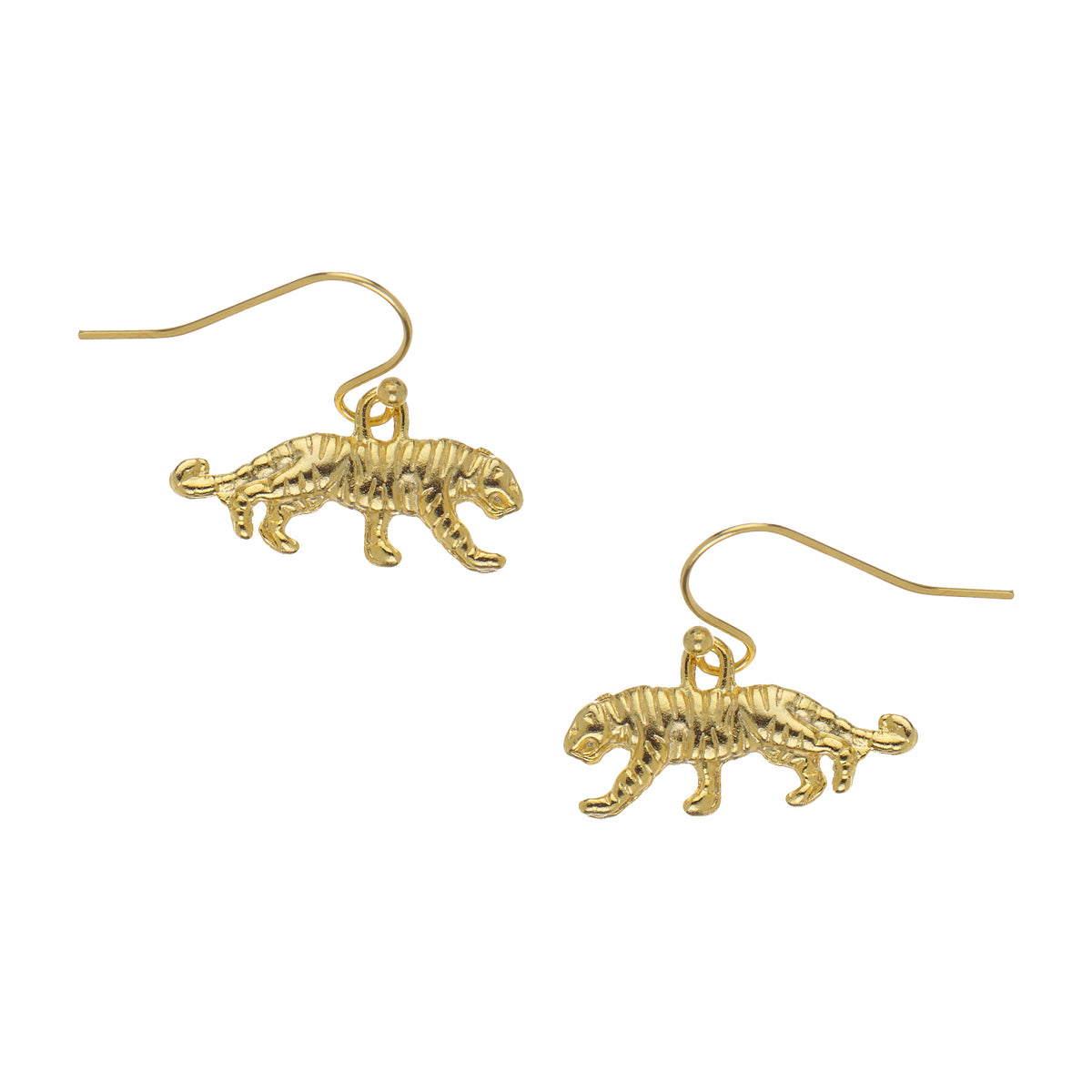 Mini Tiger Drop Earrings