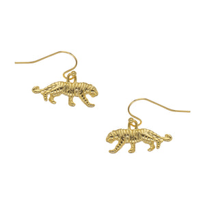 Mini Tiger Drop Earrings