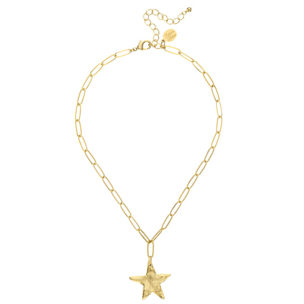 Star Paperclip Necklace