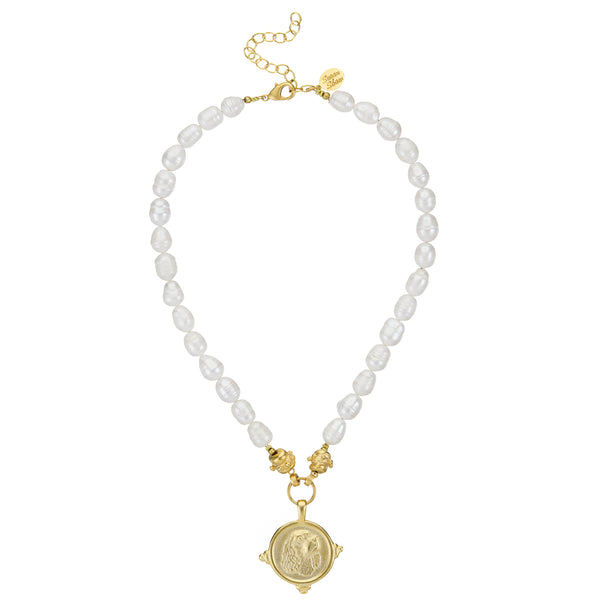 Spaniel Pearl Necklace
