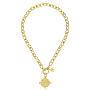 Paw Print Toggle Necklace