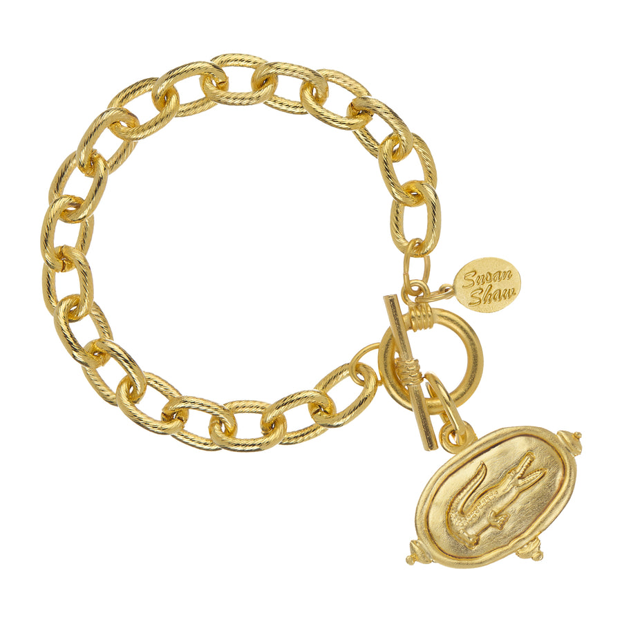 Alligator Intaglio Bracelet