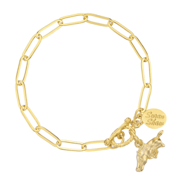 Wild Boar Paperclip Bracelet