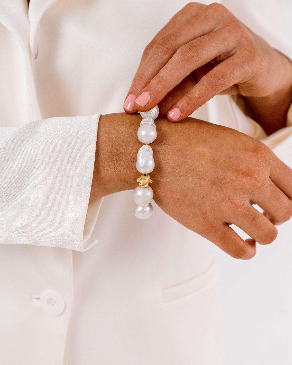 Handmade Boho Pearl Bracelet | Handmade Jewelry