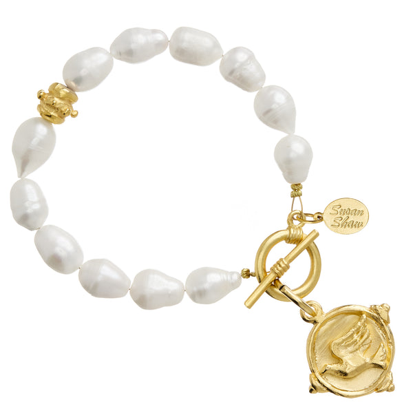 Dove Pearl Bracelet