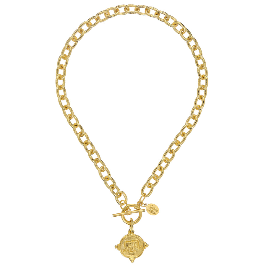 Elephant Toggle Necklace