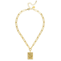 Bird Bam Mahjong Large Paperclip Necklace - Susan Shaw