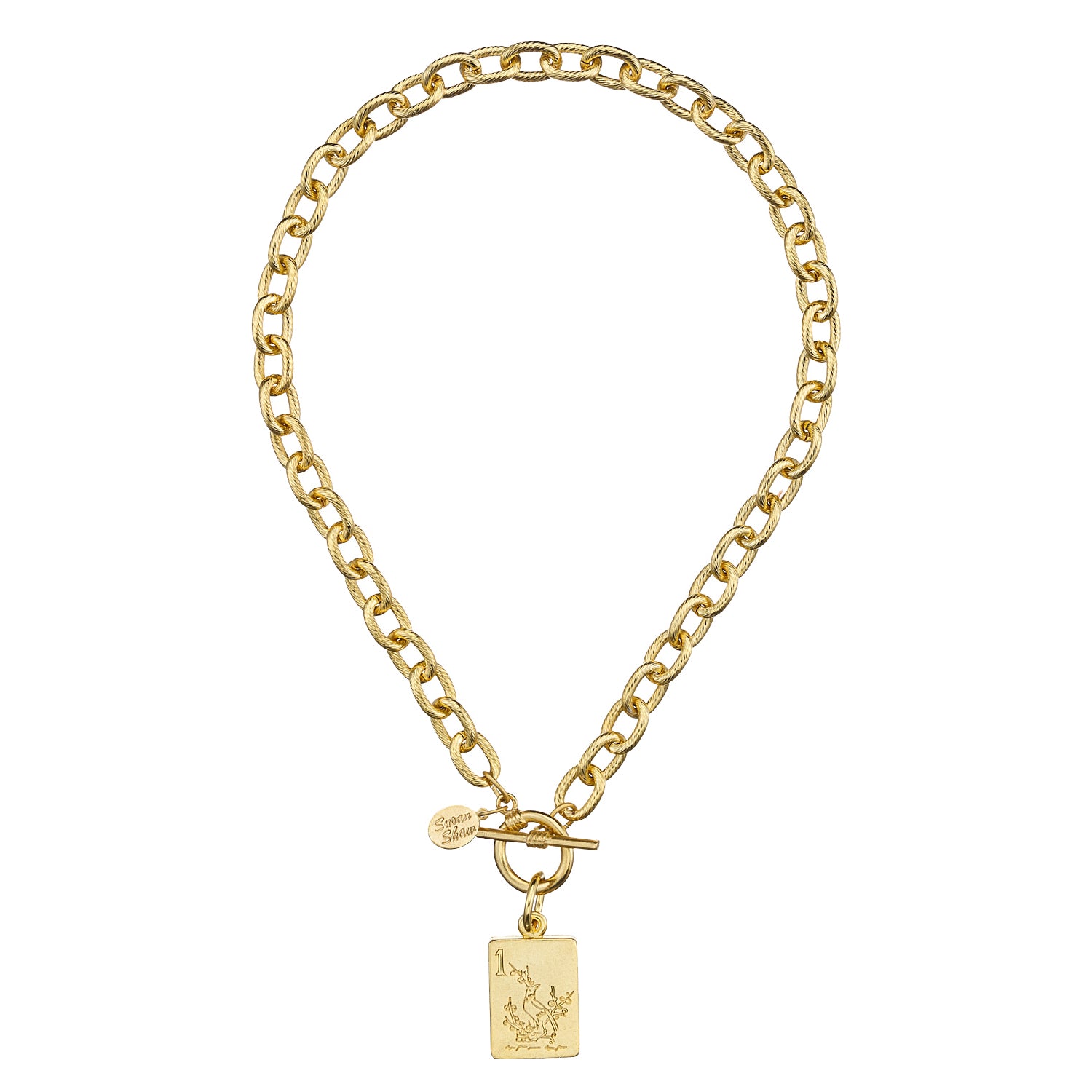 Bird Bam Mahjong Toggle Necklace - Susan Shaw