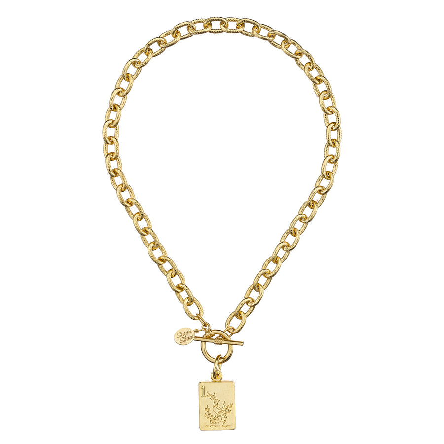 Bird Bam Mahjong Toggle Necklace