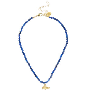 Alys Alligator Blue Lapis Necklace
