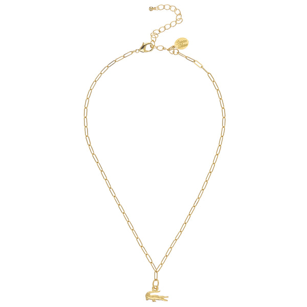 Small Alligator Paperclip Necklace