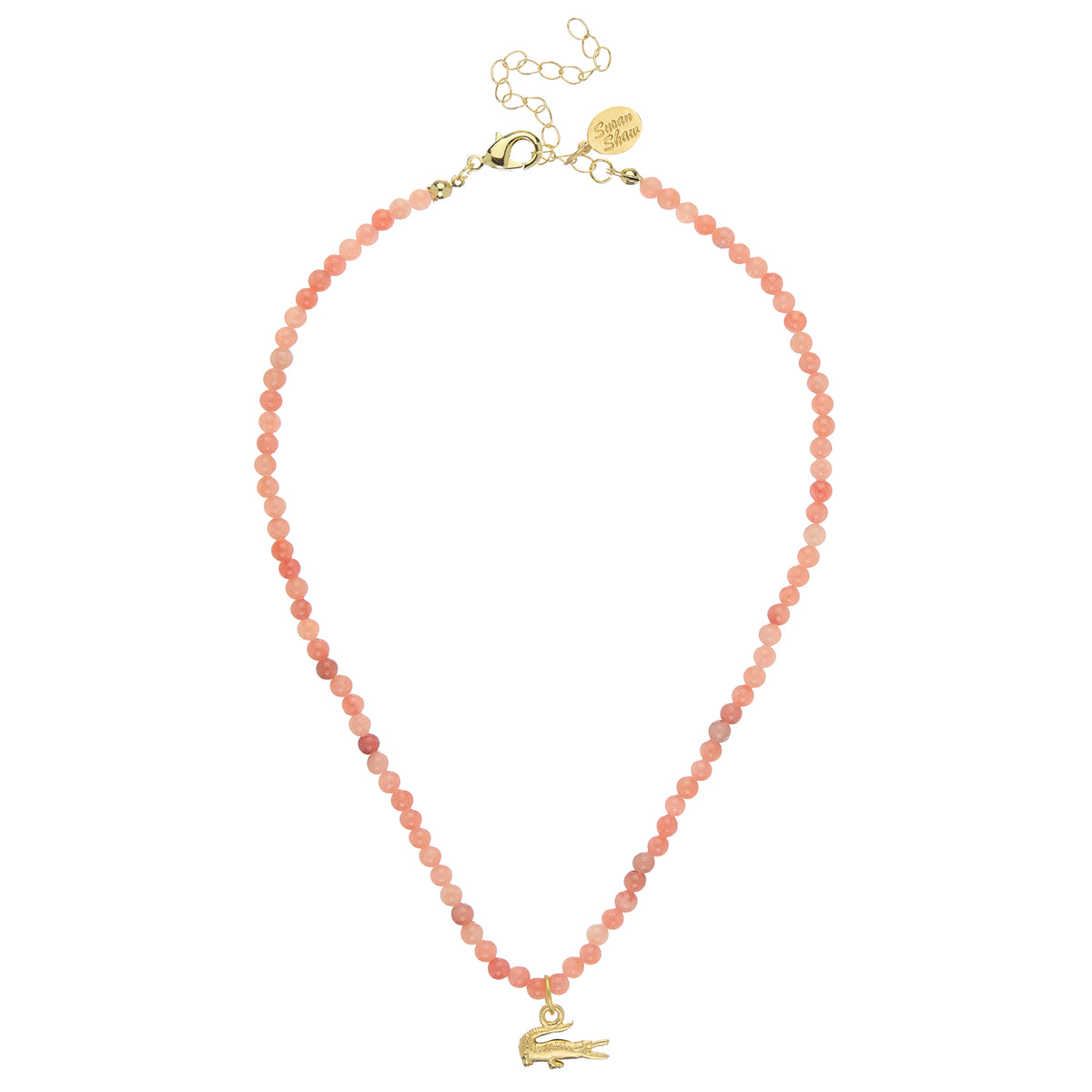 Alys Alligator Coral Necklace