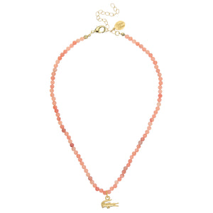 Alys Alligator Coral Necklace