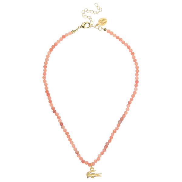 Alys Alligator Coral Necklace
