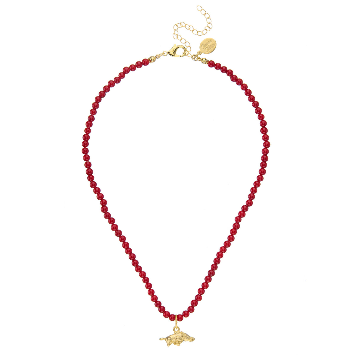 Alys Wild Boar Red Coral Necklace