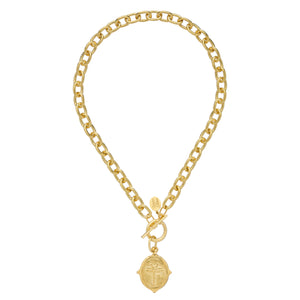 Dragonfly Toggle Necklace