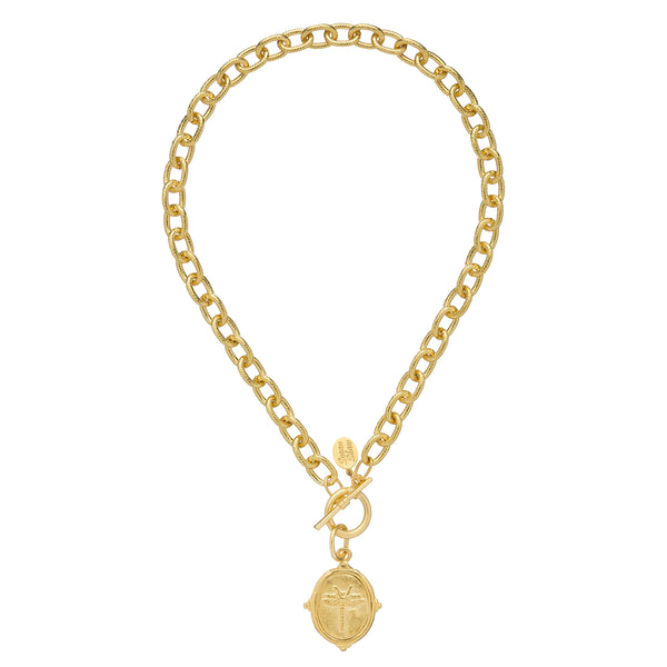 Dragonfly Toggle Necklace