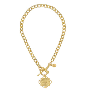 Felicity Pendant Toggle Necklace